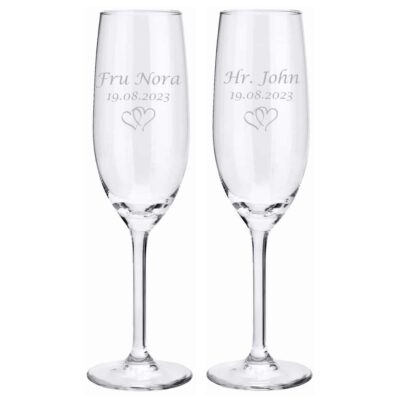 Champagneglas Impulse 22 cl - Sæt med 2 stk