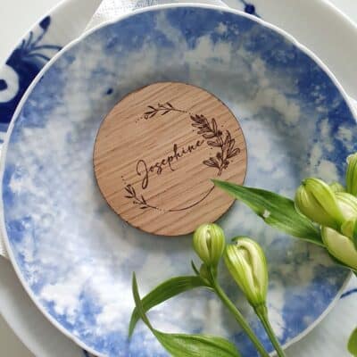 Bordkort - Rundt - Olivengren